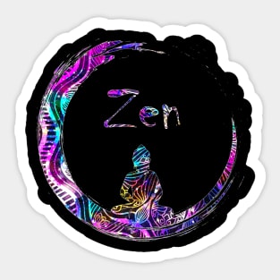 Zen Meditation Buddha Yoga Sticker